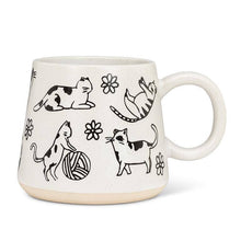 Load image into Gallery viewer, Abbott - Oversized Mug with Cats-4"H(17oz)