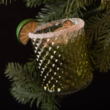 Load image into Gallery viewer, Love &amp; Victory - Margarita Cocktail Holiday Ornament Christmas Decor
