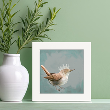 Load image into Gallery viewer, Cathy Walters Art - Royal Wren Happy Square