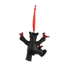 Load image into Gallery viewer, BF Bear with Cardinals Ornament