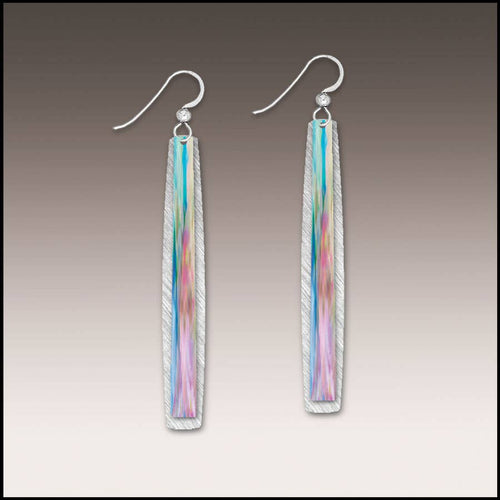 Illustrated Light & DC Designs - Carnation Abstract Icicle Multilayer Handmade Earrings