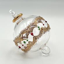 Load image into Gallery viewer, Dandarah (Ships from USA) - Blown Glass Ornament - Gold Tiara