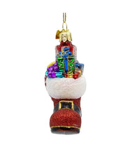 Load image into Gallery viewer, Kurt S. Adler, Inc. - 3.5&quot; Noble Gem Santa Boot W/Presinents