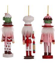 Load image into Gallery viewer, Kurt S. Adler, Inc. - 6&quot;CAKE/COCOA/GINGERBREAD NUTCRACKER ORNAMENTS