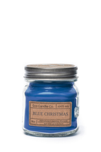 Load image into Gallery viewer, Eco Candle Company - 8oz mason BLUE CHRISTMAS *NEW!