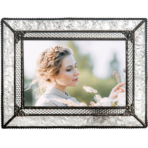J Devlin Glass Art - Vintage Wedding Picture Frame 4x6