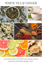 Load image into Gallery viewer, Eco Candle Company - 6oz eco candle WHITE TEA &amp; GINGER