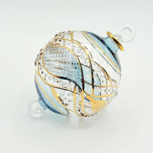 Load image into Gallery viewer, Dandarah (Ships from USA) - Blown Glass Ornament - Garland Teal