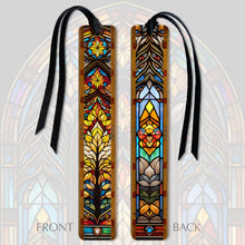 Load image into Gallery viewer, Mitercraft - Stained Glass (Double-Sided) Wooden Bookmark