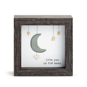 Love You To The Moon Shadowbox