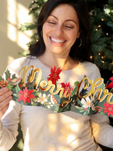Load image into Gallery viewer, FreshCut Paper LLC - Christmas Wishes: Accordion Card (10 Accordion Cards)