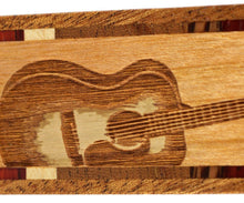 Load image into Gallery viewer, Mitercraft - Acoustic Guitar Handmade Engraved Wooden Bookmark