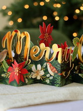 Load image into Gallery viewer, FreshCut Paper LLC - Christmas Wishes: Accordion Card (10 Accordion Cards)