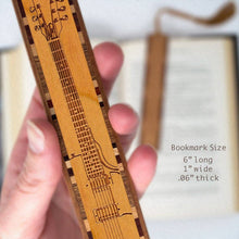 Load image into Gallery viewer, Mitercraft - Electric Guitar Musical Instrument Engraved Wooden Bookmark