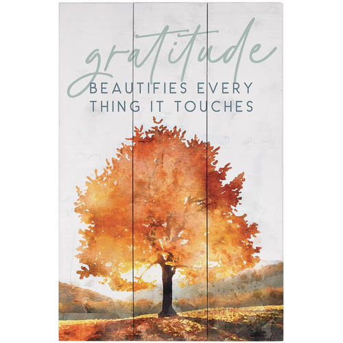 Sincere Surroundings - Gratitude Beautifies - Rustic Pallets