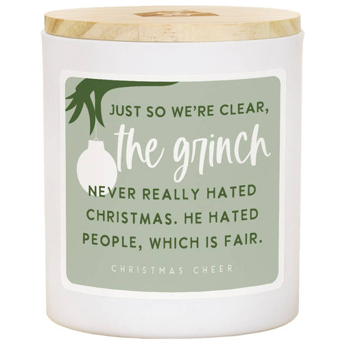 Sincere Surroundings - Grinch Hated People - CCH - Candles