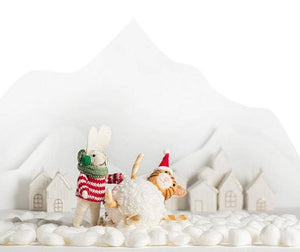 Abbott - Cat with Hat in Snowball Ornament