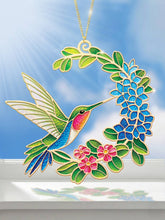 Load image into Gallery viewer, FreshCut Hummingbird Suncatcher