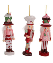Load image into Gallery viewer, Kurt S. Adler, Inc. - 6&quot;CAKE/COCOA/GINGERBREAD NUTCRACKER ORNAMENTS