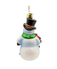 Load image into Gallery viewer, Kurt S. Adler, Inc. - 4.5&quot; Noble Gems Snowman W/Cardinals+Lantern