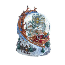 Load image into Gallery viewer, Kurt S. Adler, Inc. - Battery Operated Musical Santa and Sled Water Globe