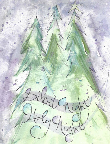 Credo Designs LTD - Silent Night Christmas Card (Set of 10)