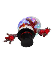 Load image into Gallery viewer, Kurt S. Adler, Inc. - 11.42&quot; Bo RGB LED Swirling Glitter Snowman
