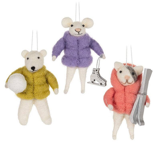 Abbott - Puffy Coat Animal Ornaments-3 Assorted-5