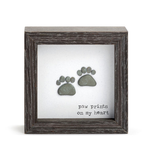 Paw Prints Shadowbox
