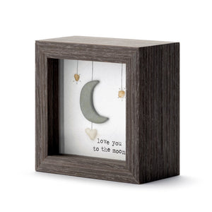 Love You To The Moon Shadowbox