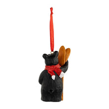Load image into Gallery viewer, BF Skier Bear Ornament