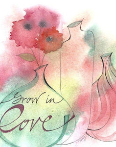 Credo Designs LTD - Grow in Love Wedding Greeting Card (Versed)