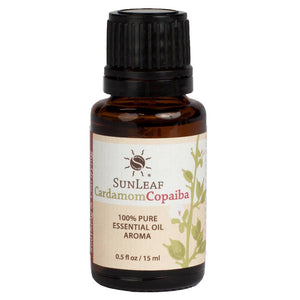 SunLeaf Naturals - 15 ml Cardamom Copaiba Aroma Blend