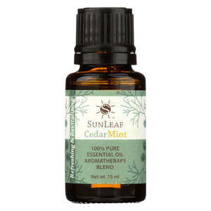 SunLeaf Naturals - 15 ml Cedar Mint Aroma Blend