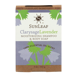 SunLeaf Naturals - Clarysage Lavender Shampoo & Body Soap