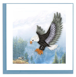 Quilling Card - Flying Eagle