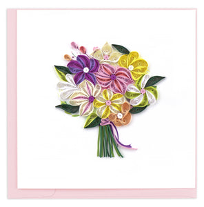 Quilling Card - Floral Bouquet