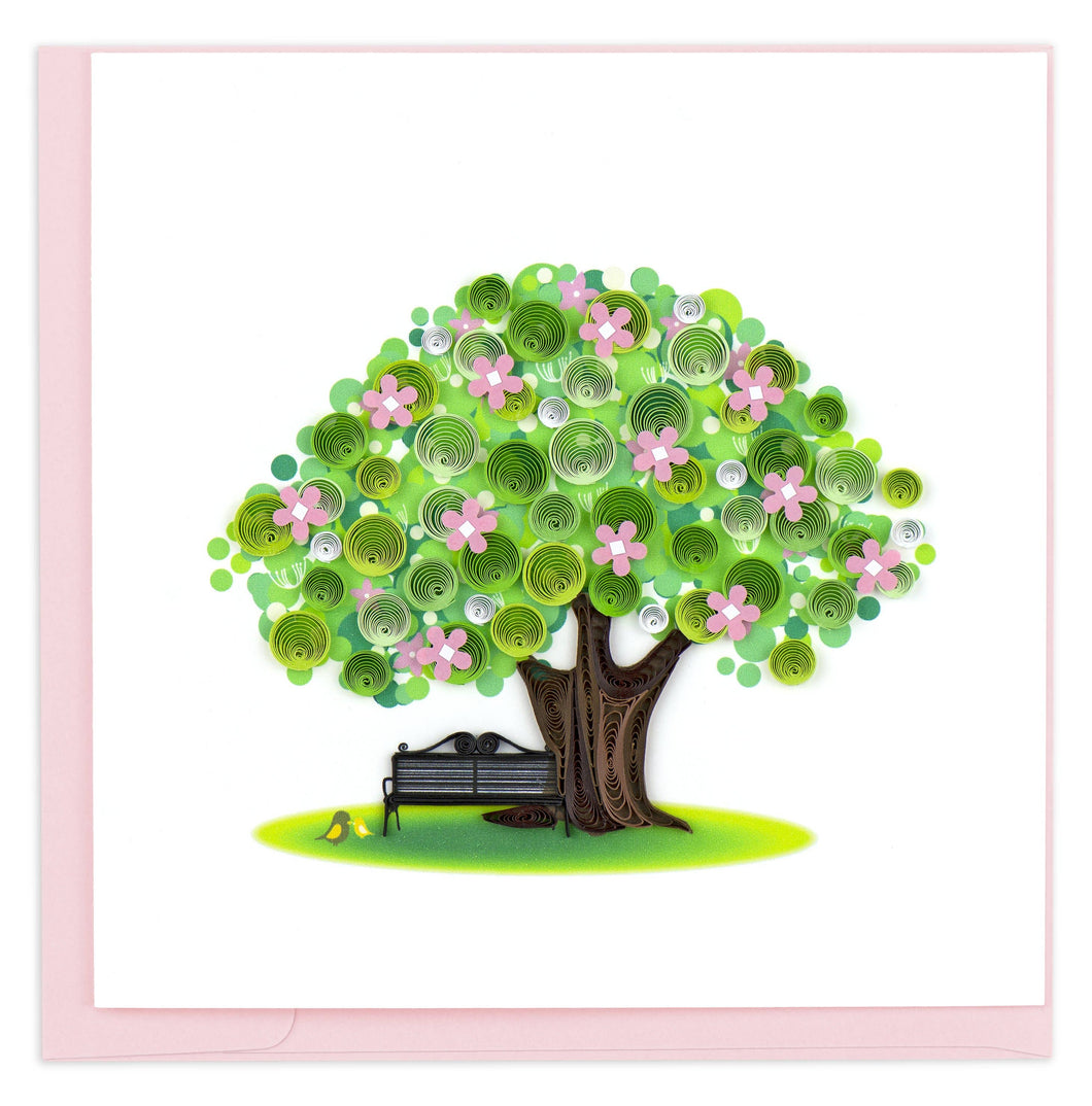 Quilling Card - Spring Tree