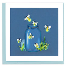 Load image into Gallery viewer, Quilling Card - Fireflies