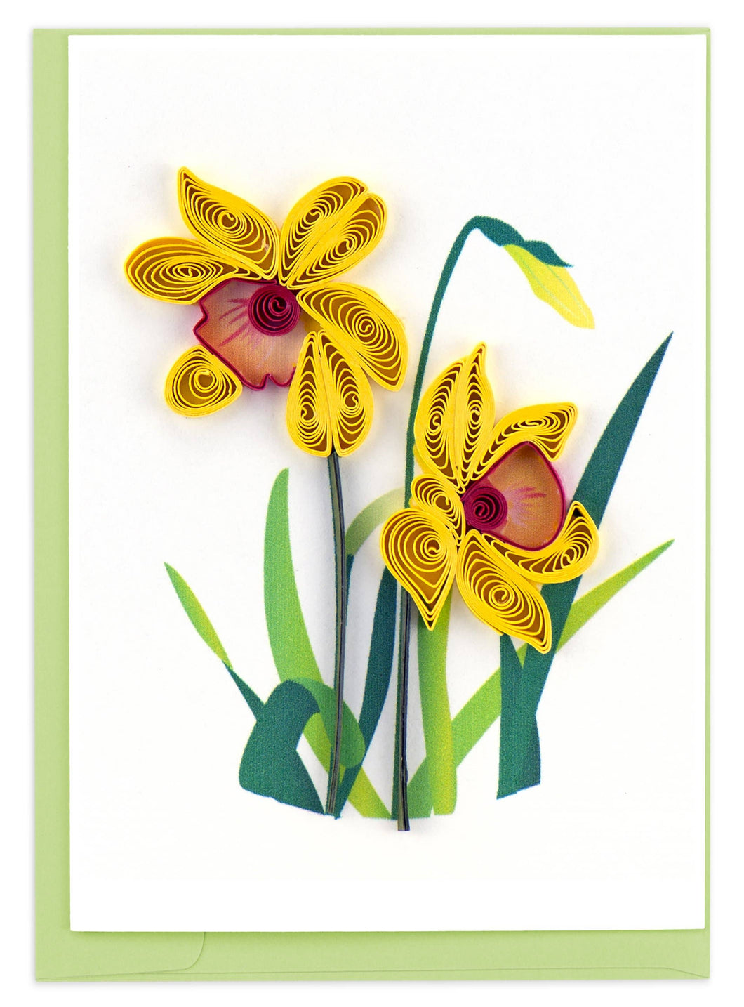 Quilling Card - Daffodil Gift Enclosure