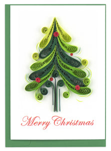 Quilling Card - Christmas Tree