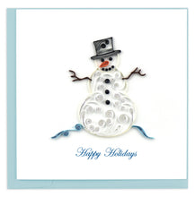 Load image into Gallery viewer, Quilling Card - Snowman