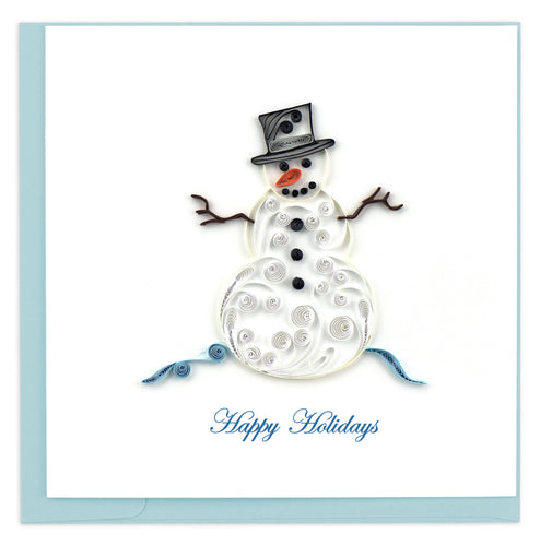 Quilling Card - Snowman