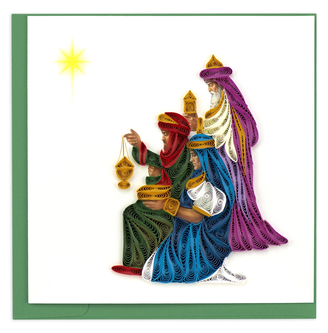 Quilling Card - Three Wise Men
