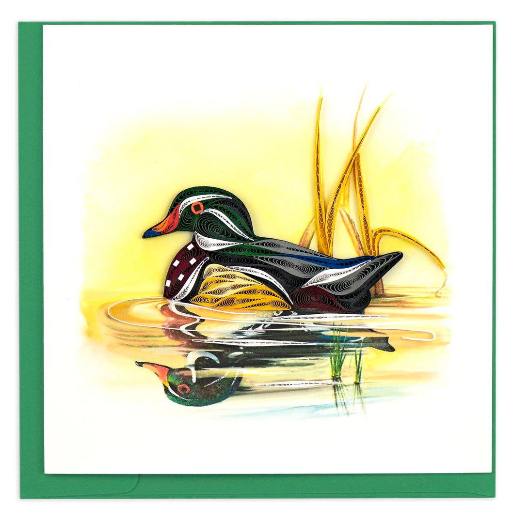 Quilling Card - Wood Duck