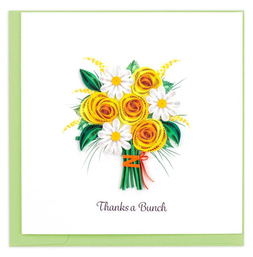 Quilling Card - Thanks a Bunch Card