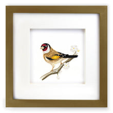Load image into Gallery viewer, Quilling Card - Brushed Gold Shadow Box Frame