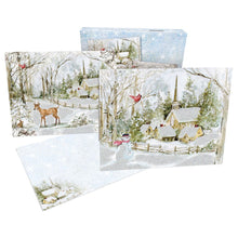 Load image into Gallery viewer, Snowy Scene Assorted Boxed Cards