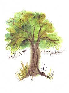 Credo Designs LTD - Oak Tree Birthday Greeting Card (Versed)