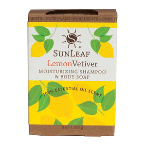 SunLeaf Naturals - Lemon Vetiver Shampoo & Body Soap